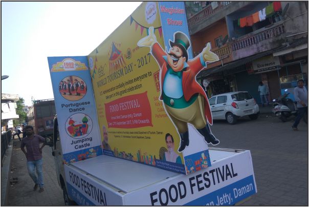 Hoarding in vapi, daman, silvassa and valsad